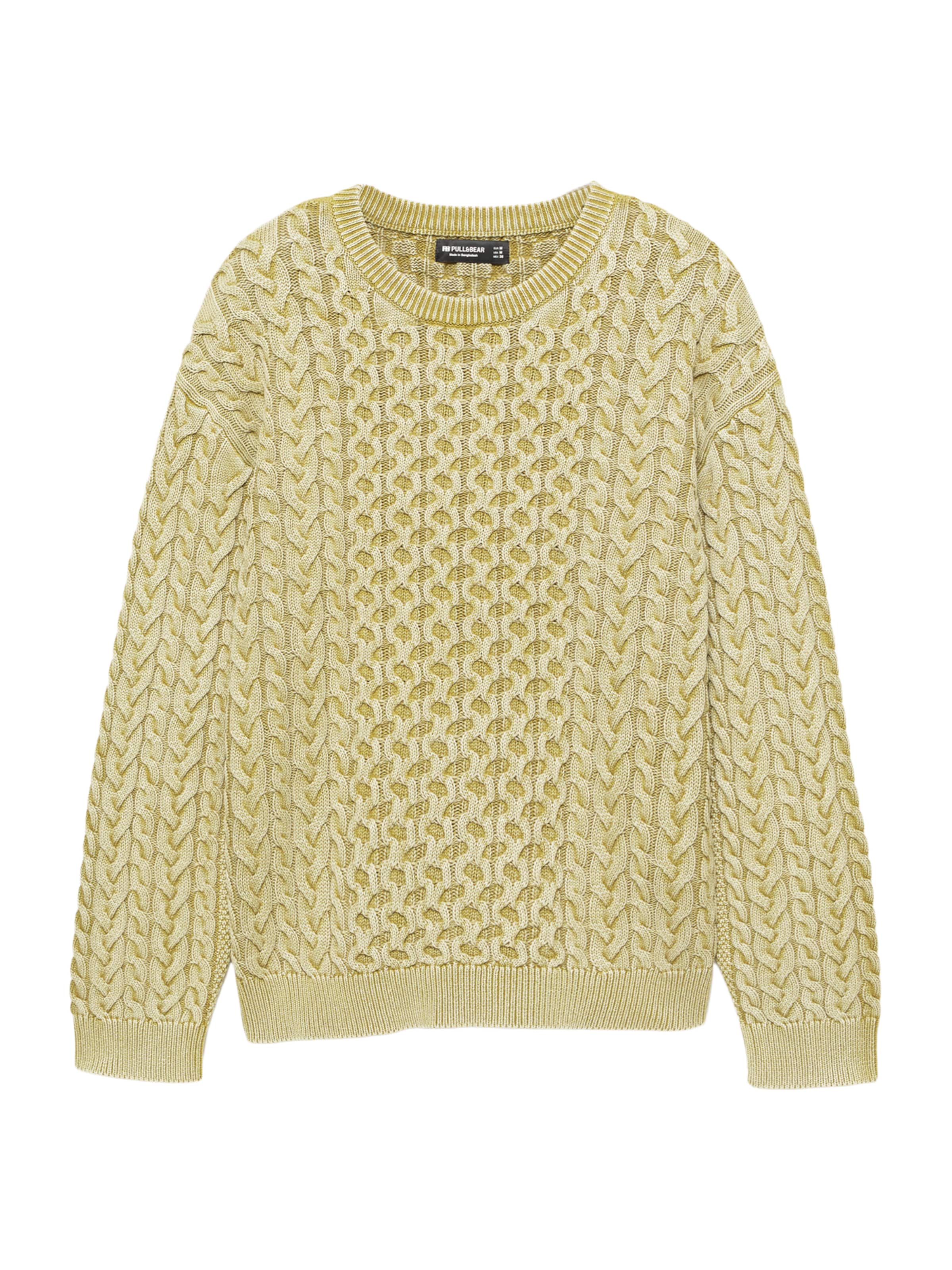 Pull&Bear Svetr – zelená: přední strana