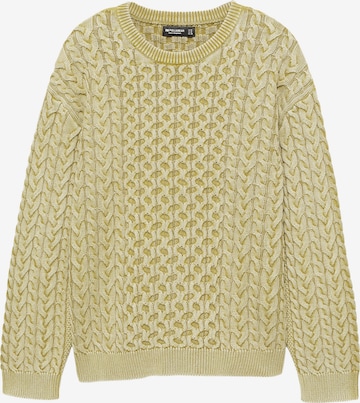 Pull&Bear Neulepaita värissä vihreä: etupuoli