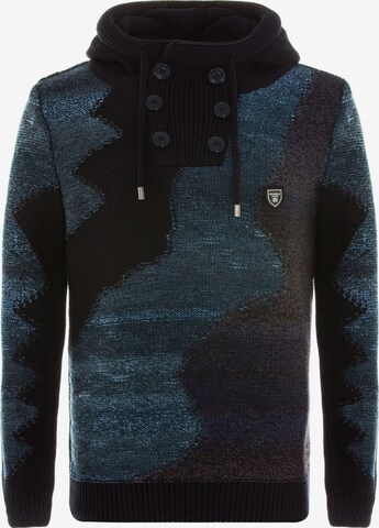 CIPO & BAXX Sweater in Blue: front