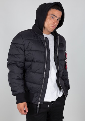 ALPHA INDUSTRIES Overgangsjakke i svart