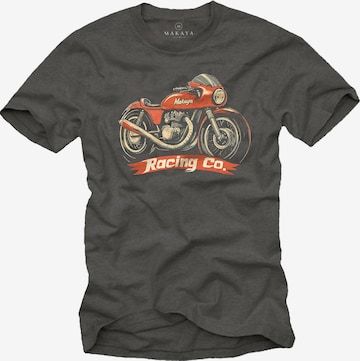 MAKAYA Shirt in Grey: front