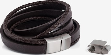Akitsune Bracelet 'Dark Matter' in Silver: front