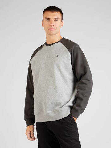 Sweat-shirt 'HOMAK' Volcom en gris : devant