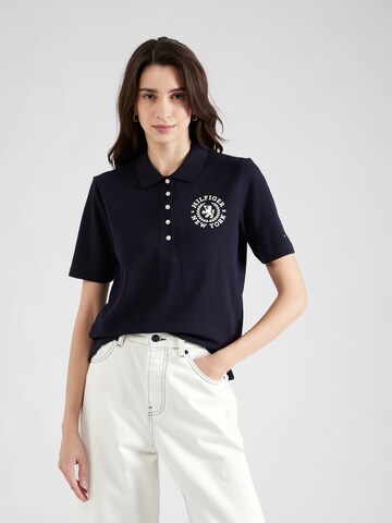 T-shirt TOMMY HILFIGER en bleu : devant