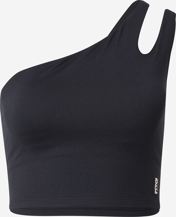 P.E Nation Sports top in Black: front