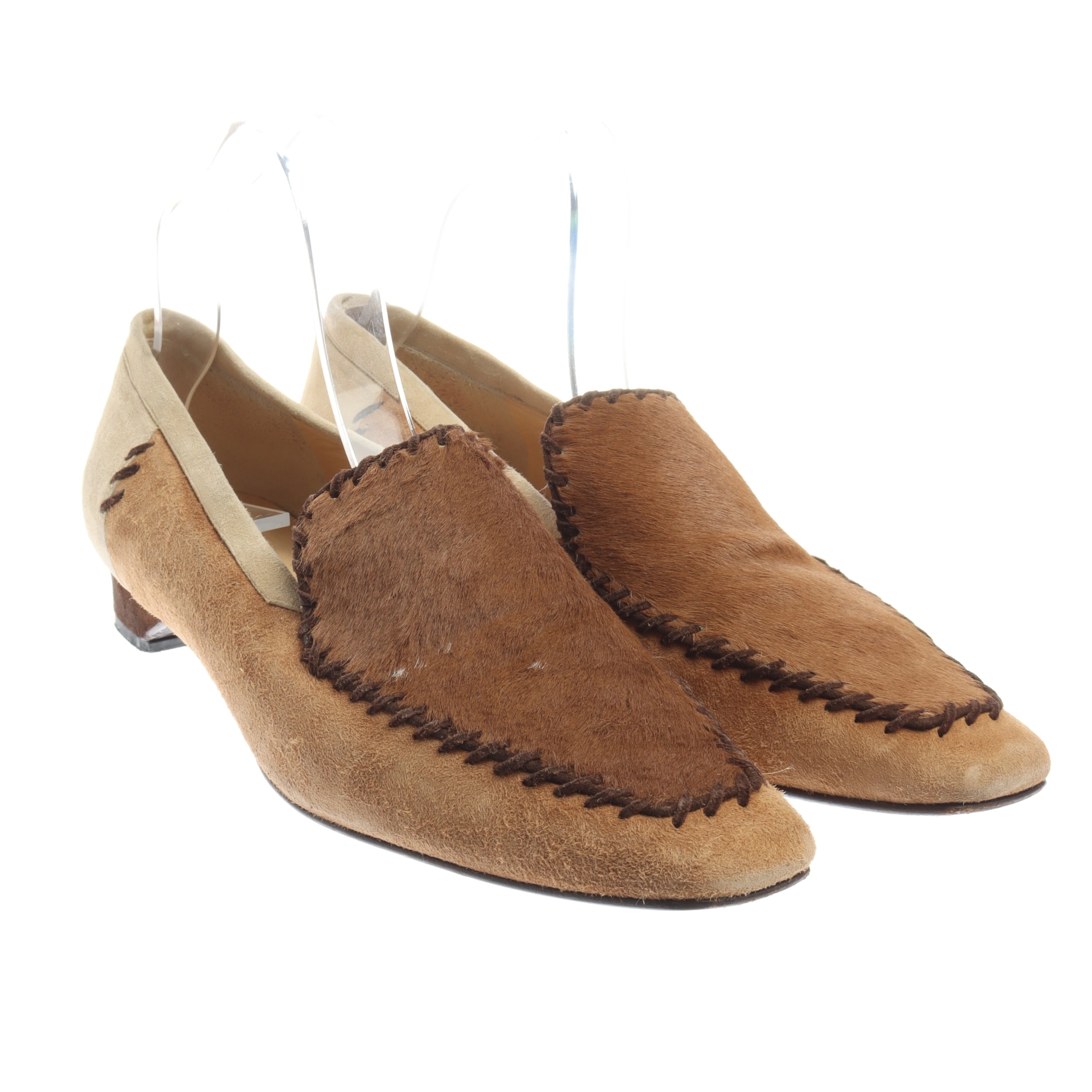 Philippe Model Flats & Loafers in 41 in Brown: front