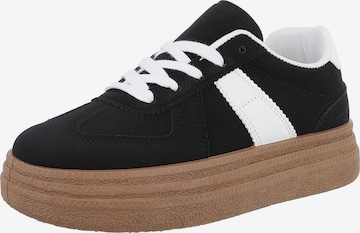 Ital-Design Sneakers in Black: front