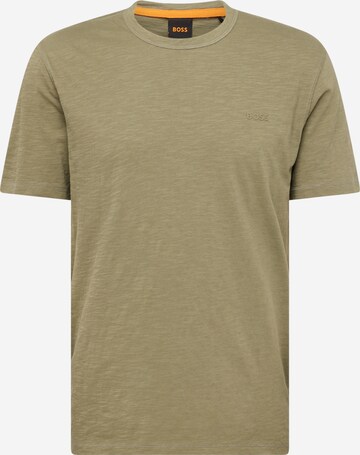 BOSS - Camiseta 'Tegood' en verde: frente