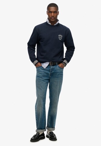 Sweat-shirt 'Athletic Club' Superdry en bleu