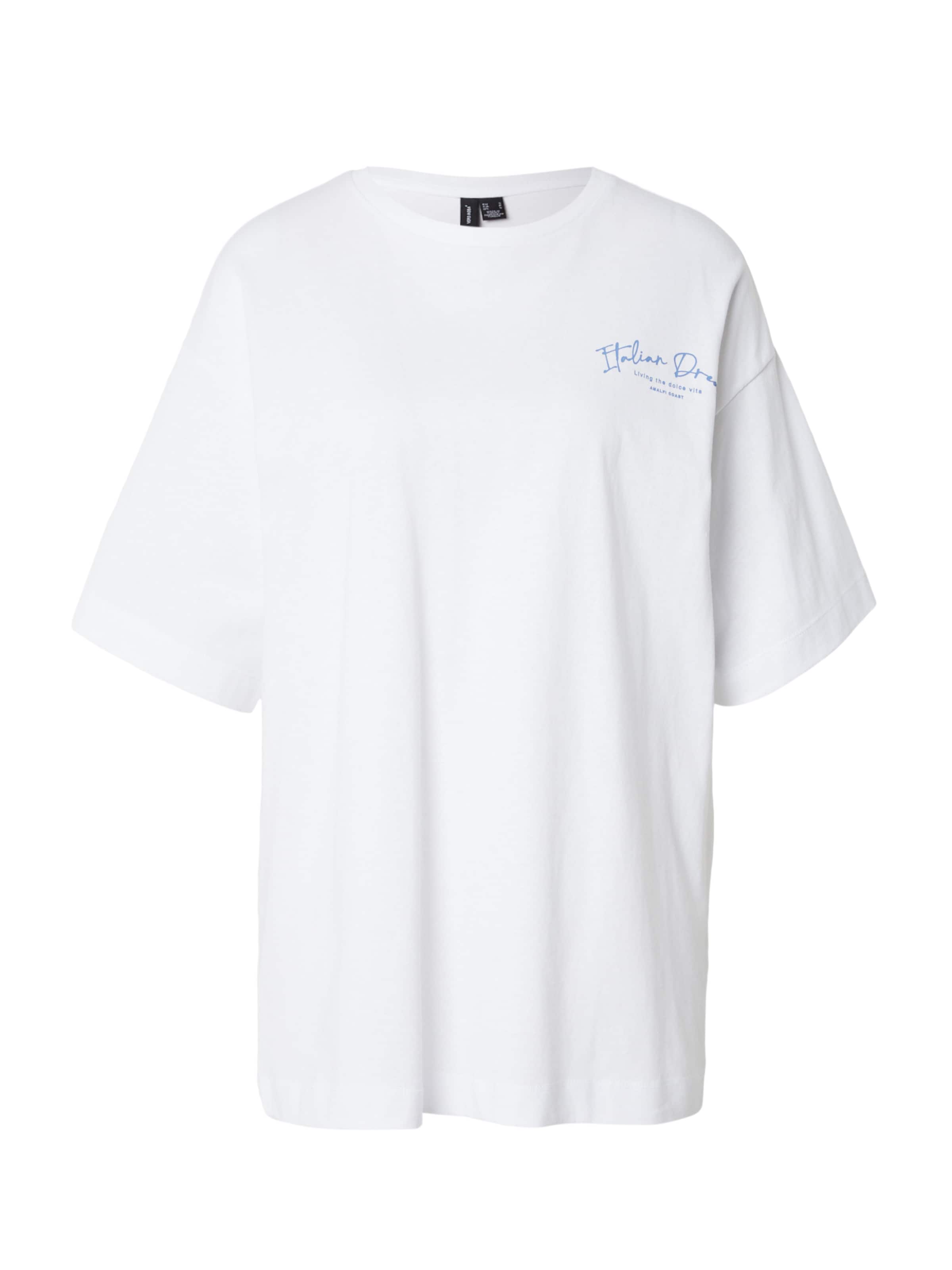 VERO MODA Oversized Shirt 'VMHAILEY' in White: front