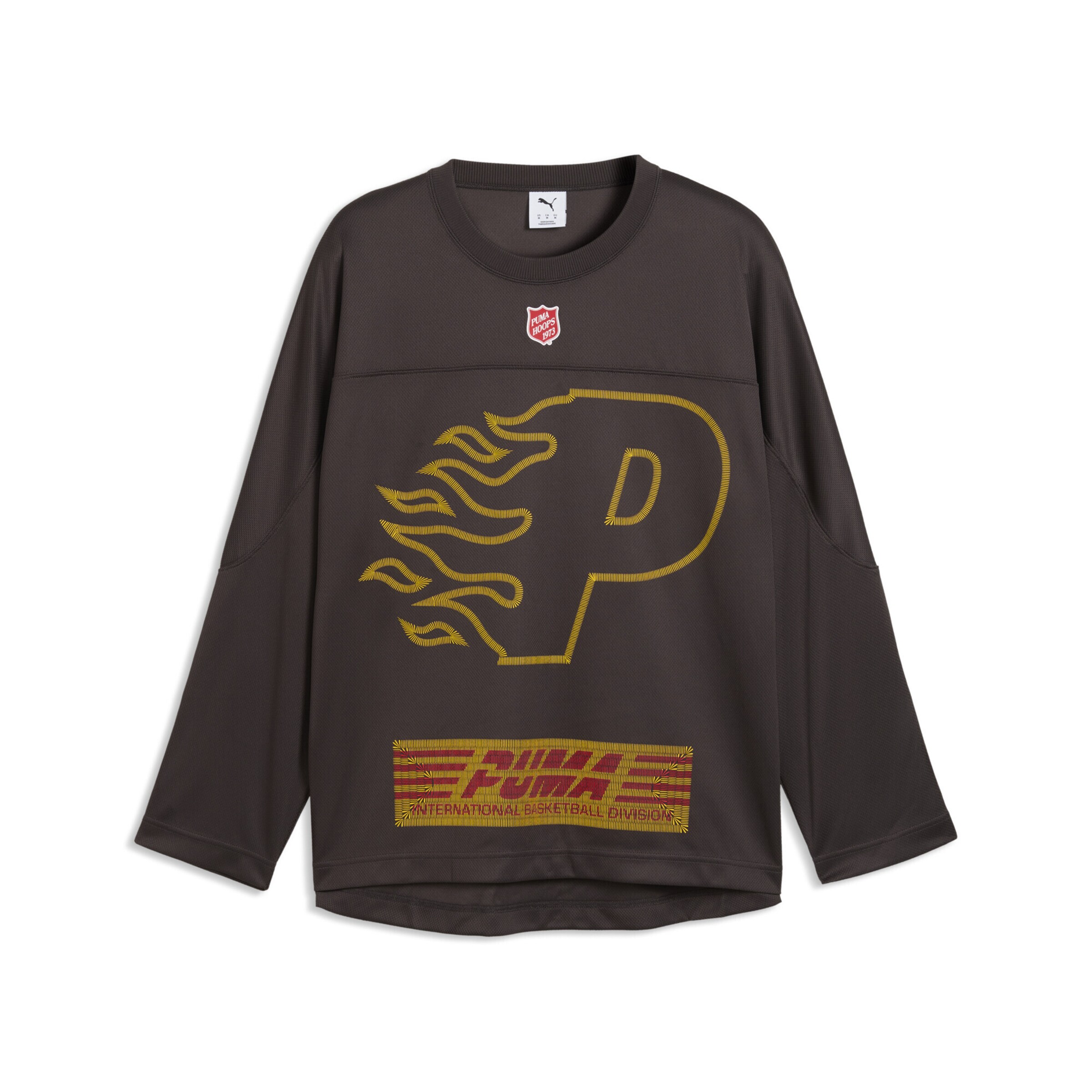 PUMA Tricot in Zwart: voorkant