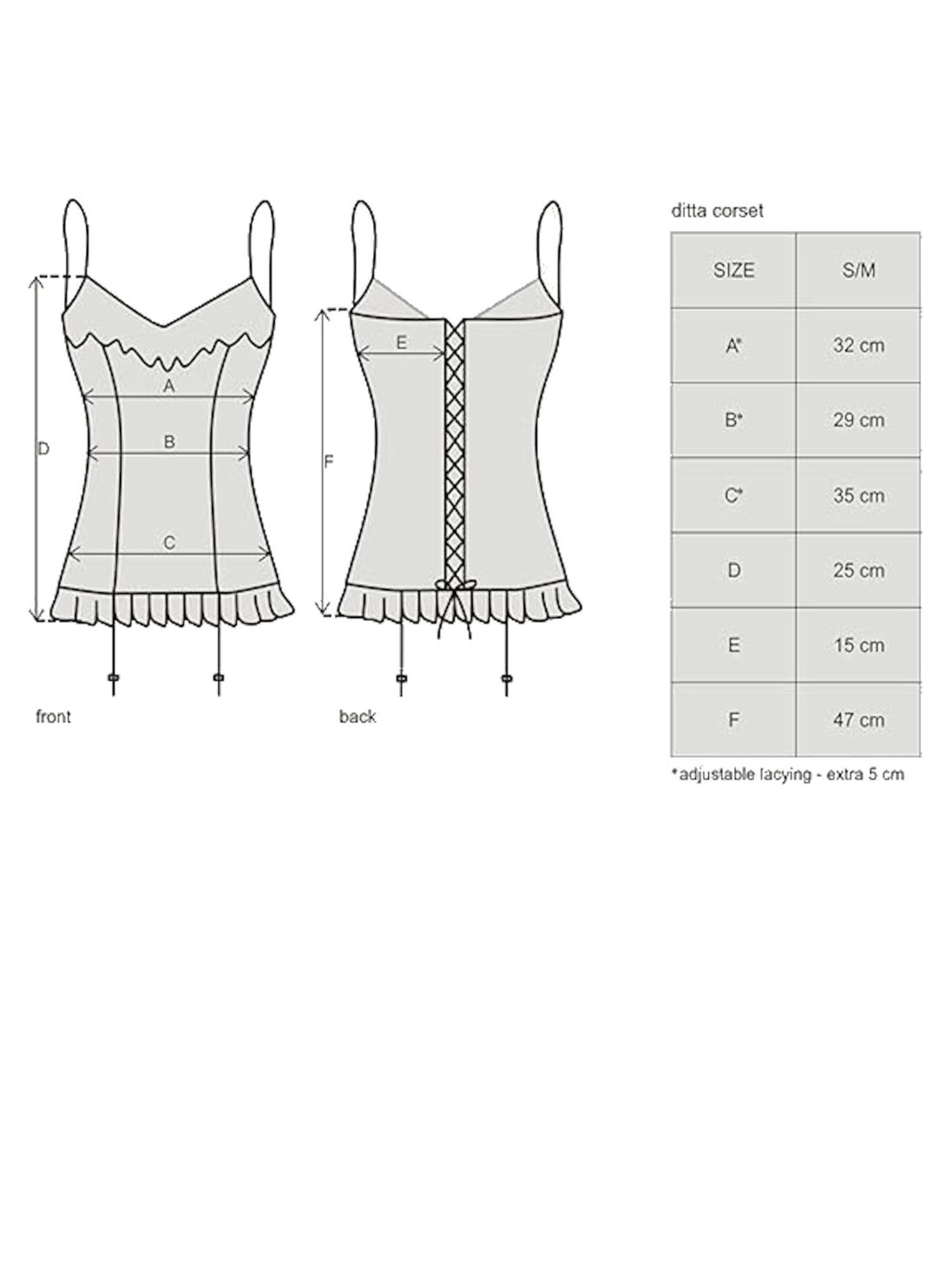 Obsessive Negligée 'Ditta Set'‌‌‌‌‌‌‌‌‌ in Schwarz