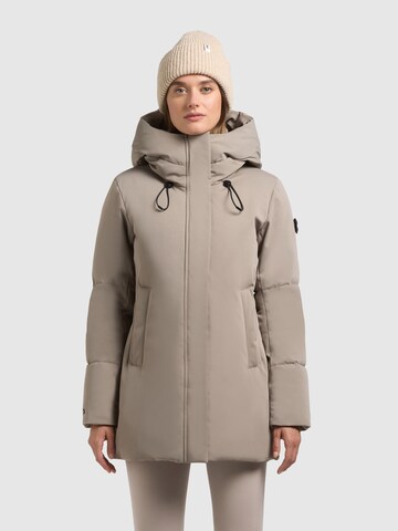Veste d’hiver 'Allap' khujo en beige : devant