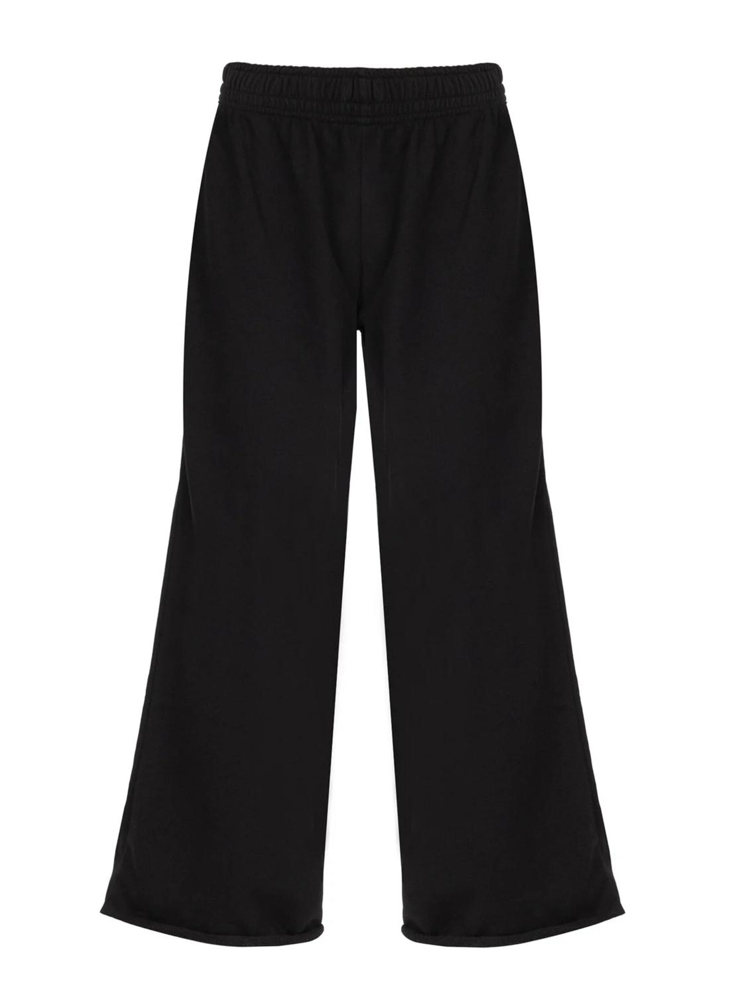 OPRA Flared Trousers 'Opra Spodnie Dresowe Jidar Black OPR-JIDAR-BLACK' in Black: front