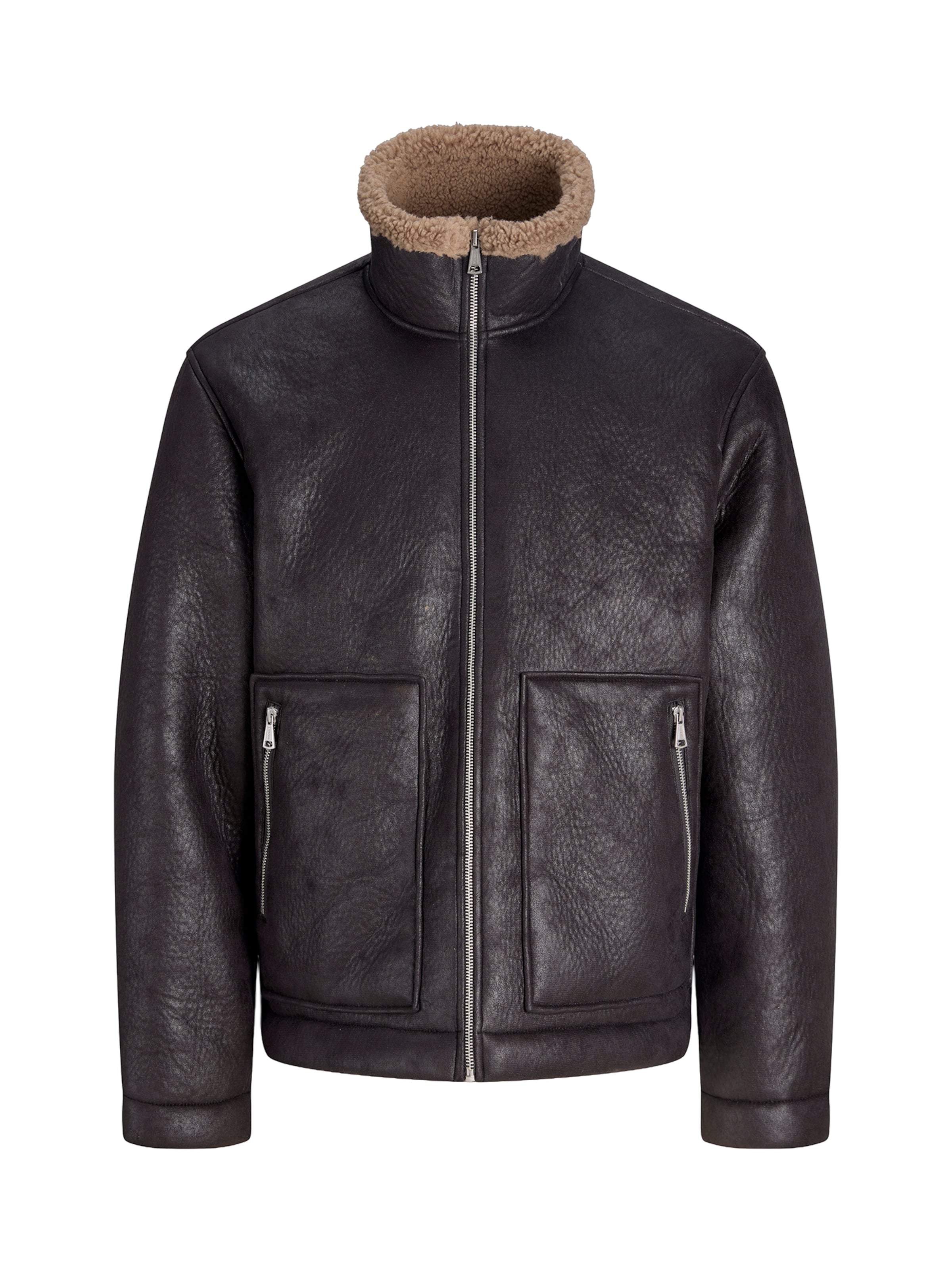 JACK & JONES Kurtka przejściowa 'JORSALAMANCO' w kolorze czarny: przód
