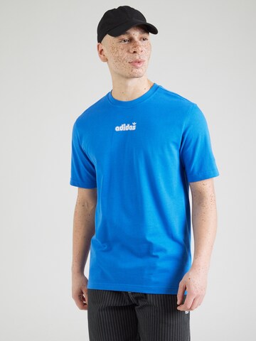Maglietta di ADIDAS ORIGINALS in blu: frontale