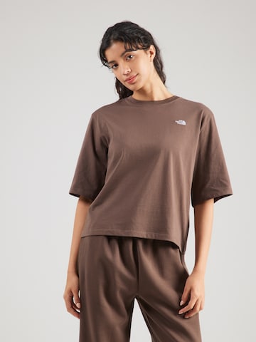 Tricou 'ESSENTIAL SIMPLE DOME' de la THE NORTH FACE pe maro: față