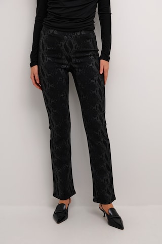 Kaffe Flared Leggings in Zwart