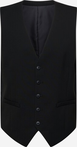 Gilet de costume BURTON MENSWEAR LONDON en noir : devant