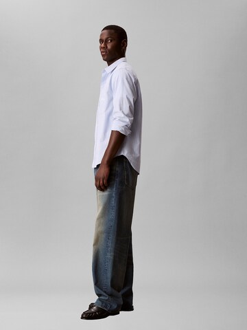 Calvin Klein Jeans Regular fit Overhemd in Blauw