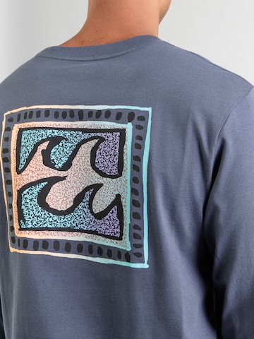 BILLABONG Tričko 'Crayon Wave' - Modrá