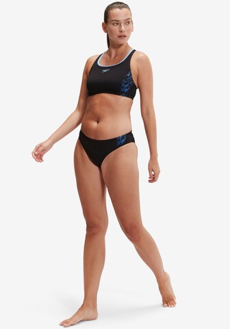 SPEEDO Bustier Bikini in Schwarz