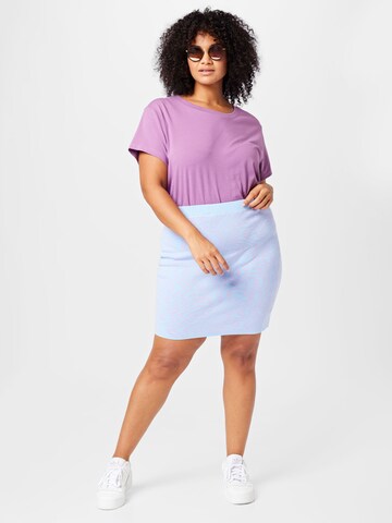 Cotton On Curve - Saia 'Intarsia' em roxo