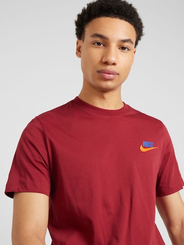 Nike Sportswear T-Shirt 'CLUB+' in Rot