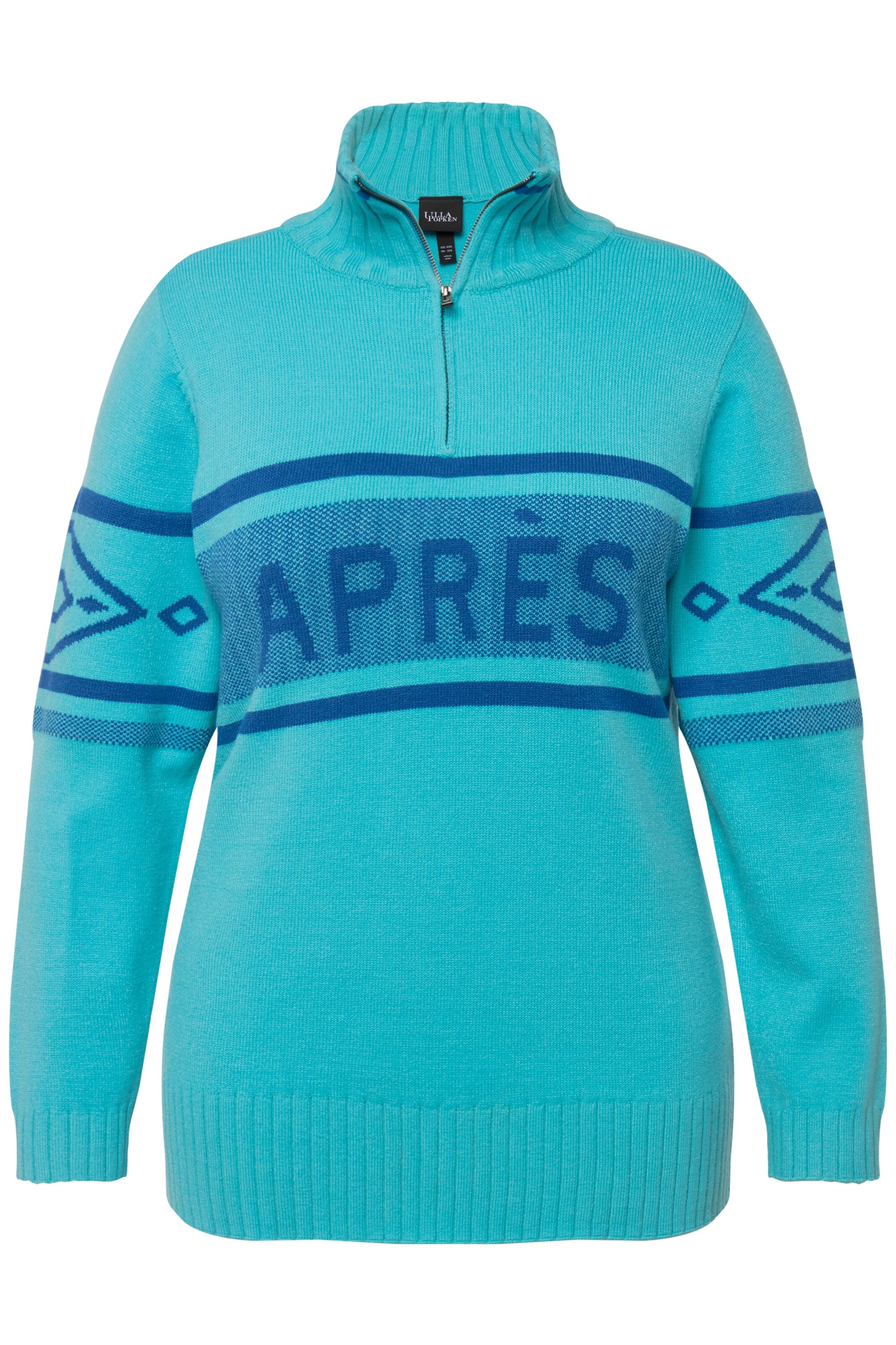 Ulla Popken Pullover in Blau: Vorderseite
