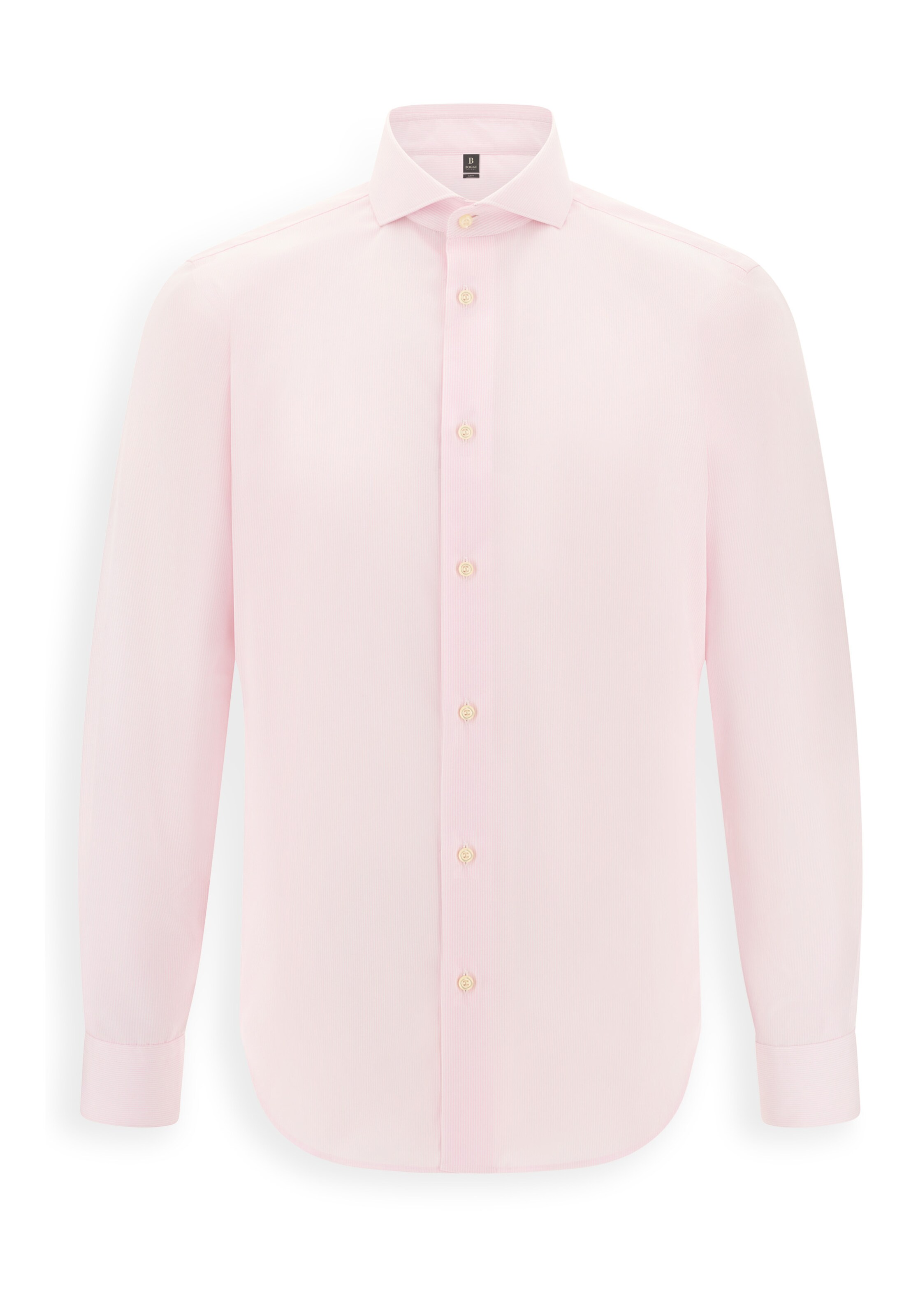 Coupe regular Chemise Boggi Milano en rose : devant