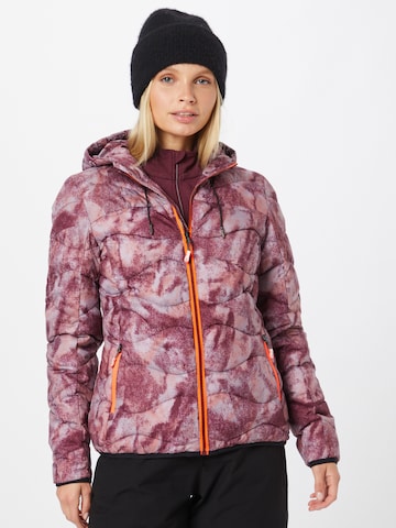 KILLTEC Outdoorjacke in Lila: predná strana