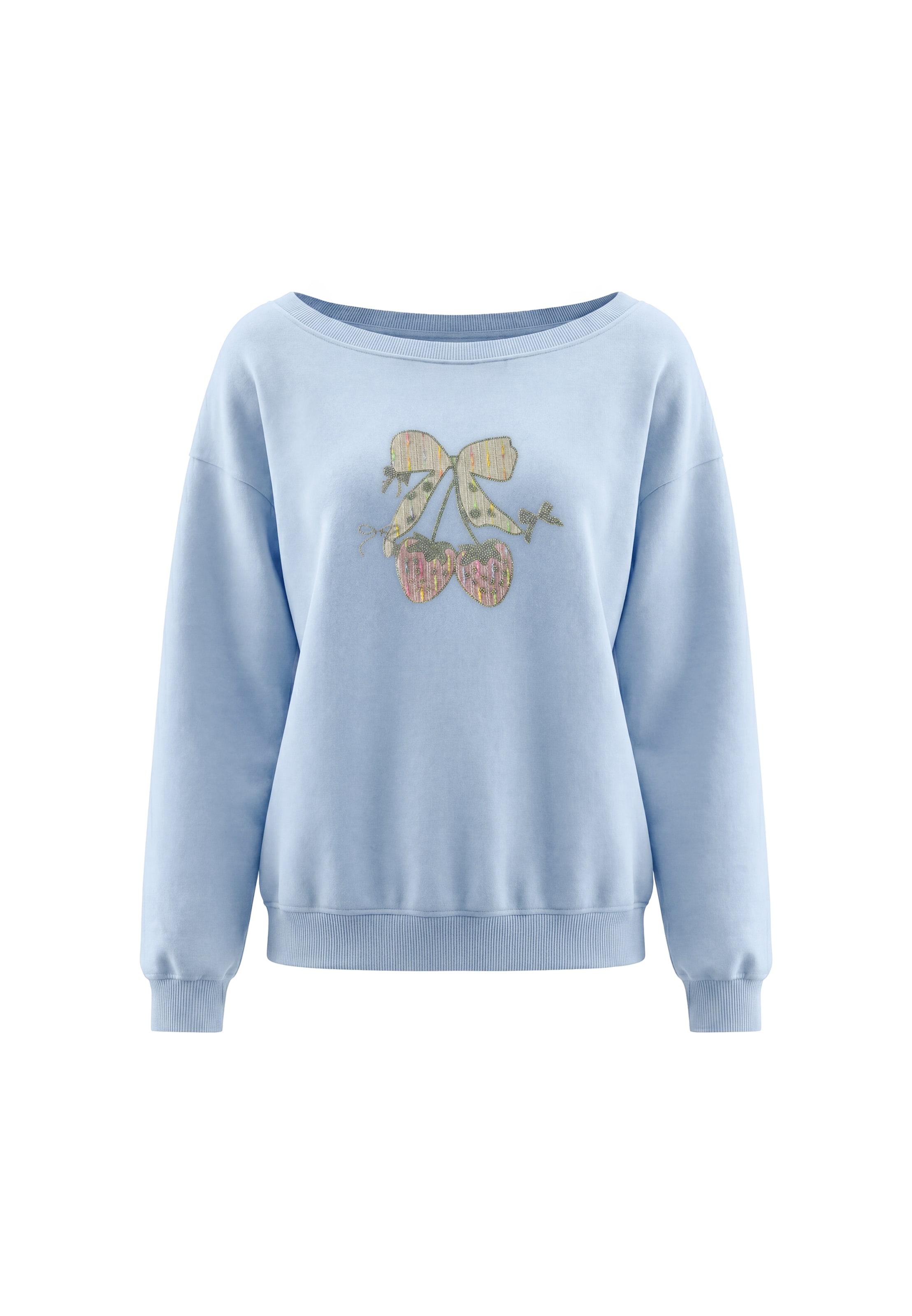 Sweat-shirt MYMO en bleu : devant