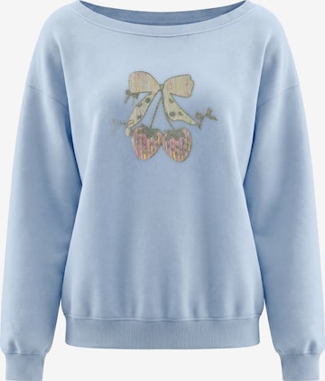 Sweat-shirt MYMO en bleu : devant