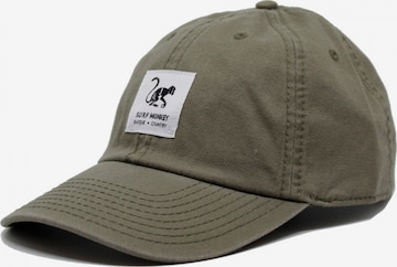 Surf Monkey - Gorra deportiva en verde: frente