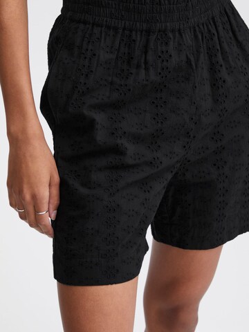 b.young Loosefit Chinohose in Schwarz