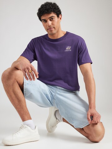 Cars Jeans Koszulka 'PLUYO' w kolorze fioletowy