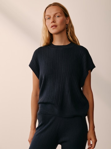 ABOUT YOU x Marie von Behrens Shirt 'Hanni' in Blue: front