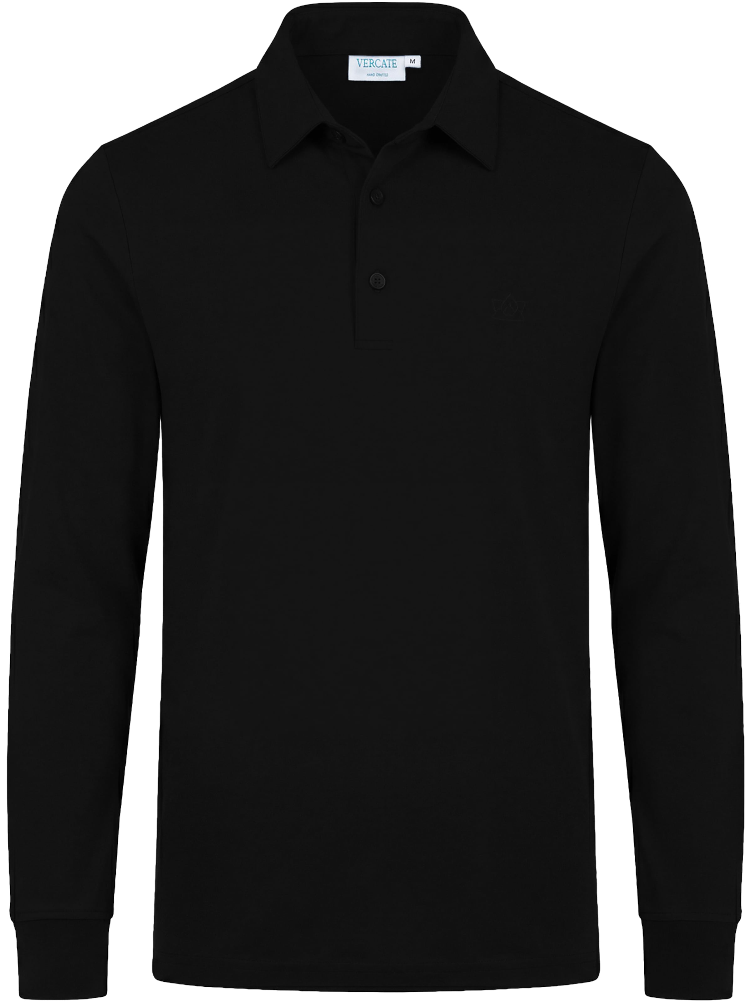 Vercate Shirt 'No. 21' in Zwart: voorkant