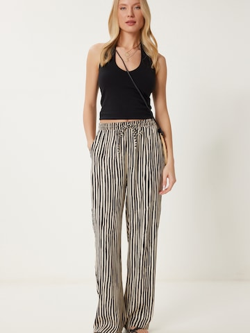 Happiness İstanbul Wide Leg Bukser i sort