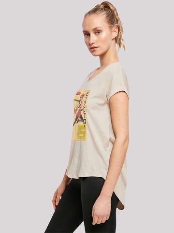 F4NT4STIC T-Shirt 'Big Hero 6 Honey Lemon Newspaper' in Beige