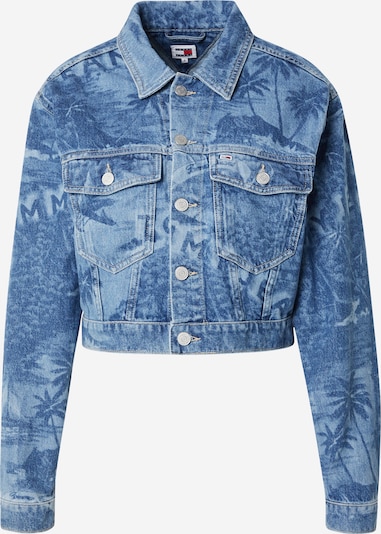 Tommy Jeans Tussenjas 'Claire' in de kleur Blauw denim / Karamel, Productweergave