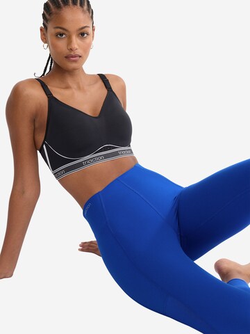 TRIUMPH Bustier Sport bh ' Triaction Cardio Air ' in Zwart