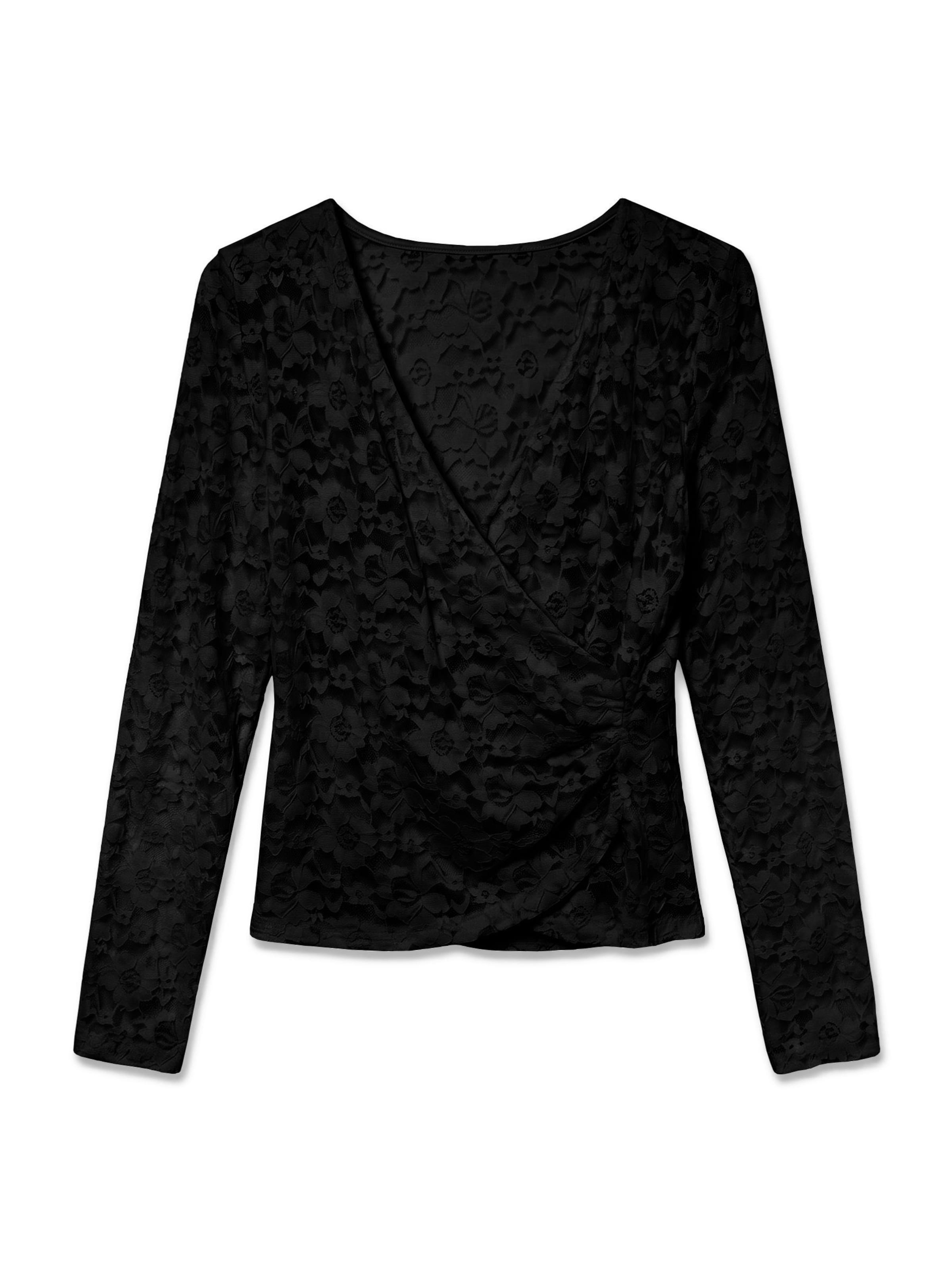 Chemisier 'VMDea' VERO MODA en noir : devant