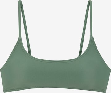LASCANA Bustier Góra bikini w kolorze zielony: przód