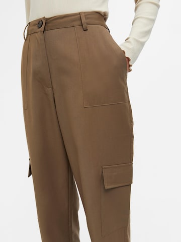 Regular Pantalon cargo 'Andrea' OBJECT en marron