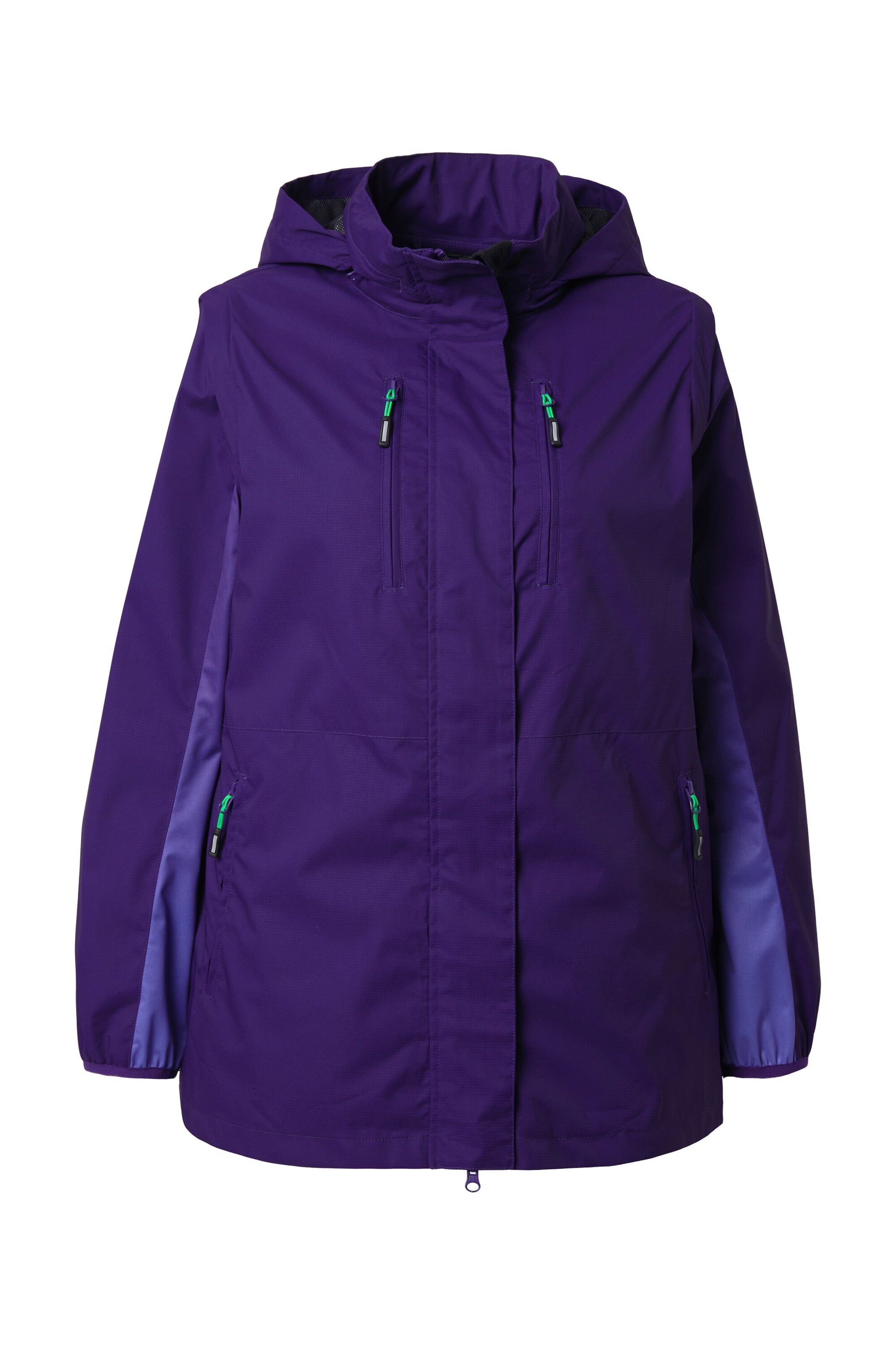 Ulla Popken Funktionsjacke in Lila: Vorderseite