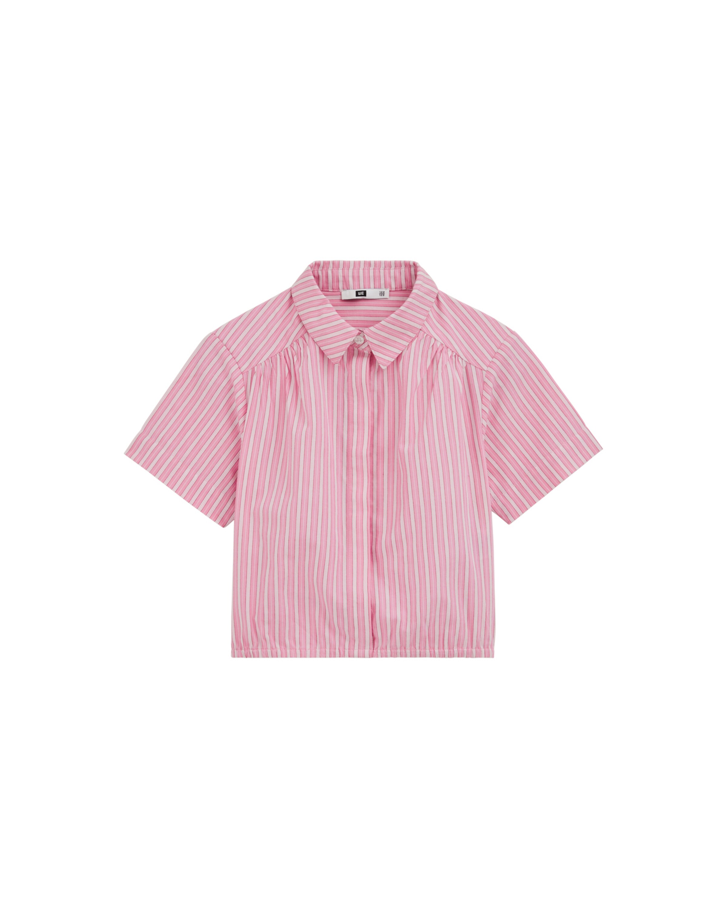 WE Fashion Блузка в Ярко-розовый: спереди