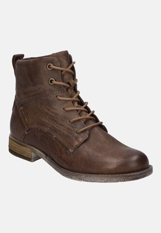 JOSEF SEIBEL Lace-up bootie 'Sienna' in Brown