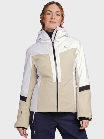 Veste outdoor 'Kanzelwand' Schöffel en blanc : devant