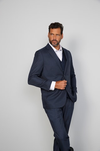 Coupe regular Veste de costume Men Plus en bleu